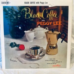 1961 UK LP Peggy Lee: Black Coffee